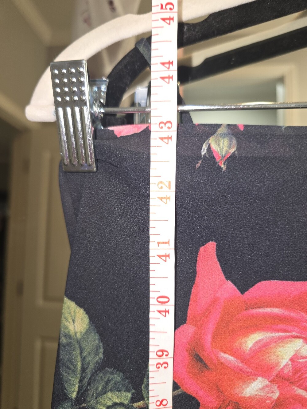 NWT Peppermayo SET Floral Camisole Maxi Skirt Black Red Roses SMALL Evening Top - Picture 9 of 16